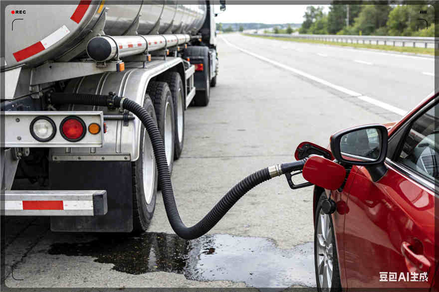 华亭汽车救援送水案例